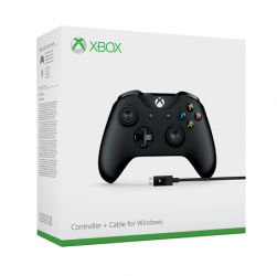 Controle Wireless Preto Bluetooth c/ entrada P2 + Cabo USB- Xbox One / Xbox One S 