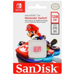 Memória SanDisk 128GB microSDXC-Card - Nintendo Switch