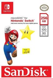 Memória SanDisk 256GB microSDXC-Card - Nintendo Switch