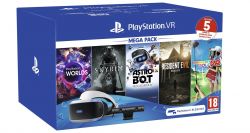 Playstation VR Bundle c/ 5 Jogos (voucher) + Câmera - PSVR/PS4
