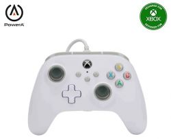 Controle PowerA Enhanced C/ Fio - Branco - Xbox One | Xbox Series